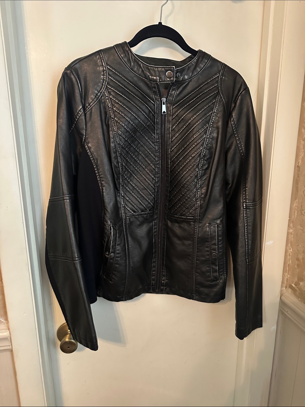 Maurices Women's Quilted Faux Leather Jacket